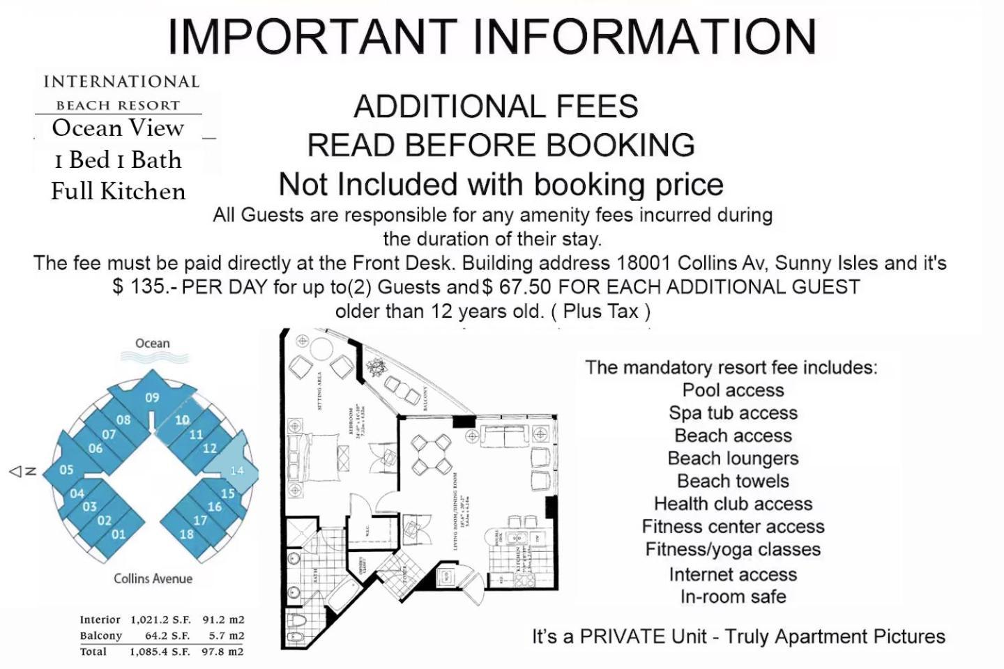 Hotel International Beach Tump Resort Ocean View 1100 Sf 1 Bed 1Bth Privately Owned Sunny Isles ไมอามีบีช ภายนอก รูปภาพ